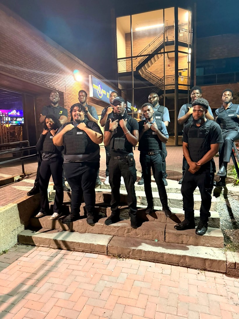 The SafeHaven Protection security team on assignment